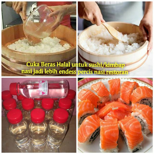 Cuka jepang 100ml 200 ml cuka sushi cuka nasi seasoning rice vinegar halal mui nasi jepang cuka beras