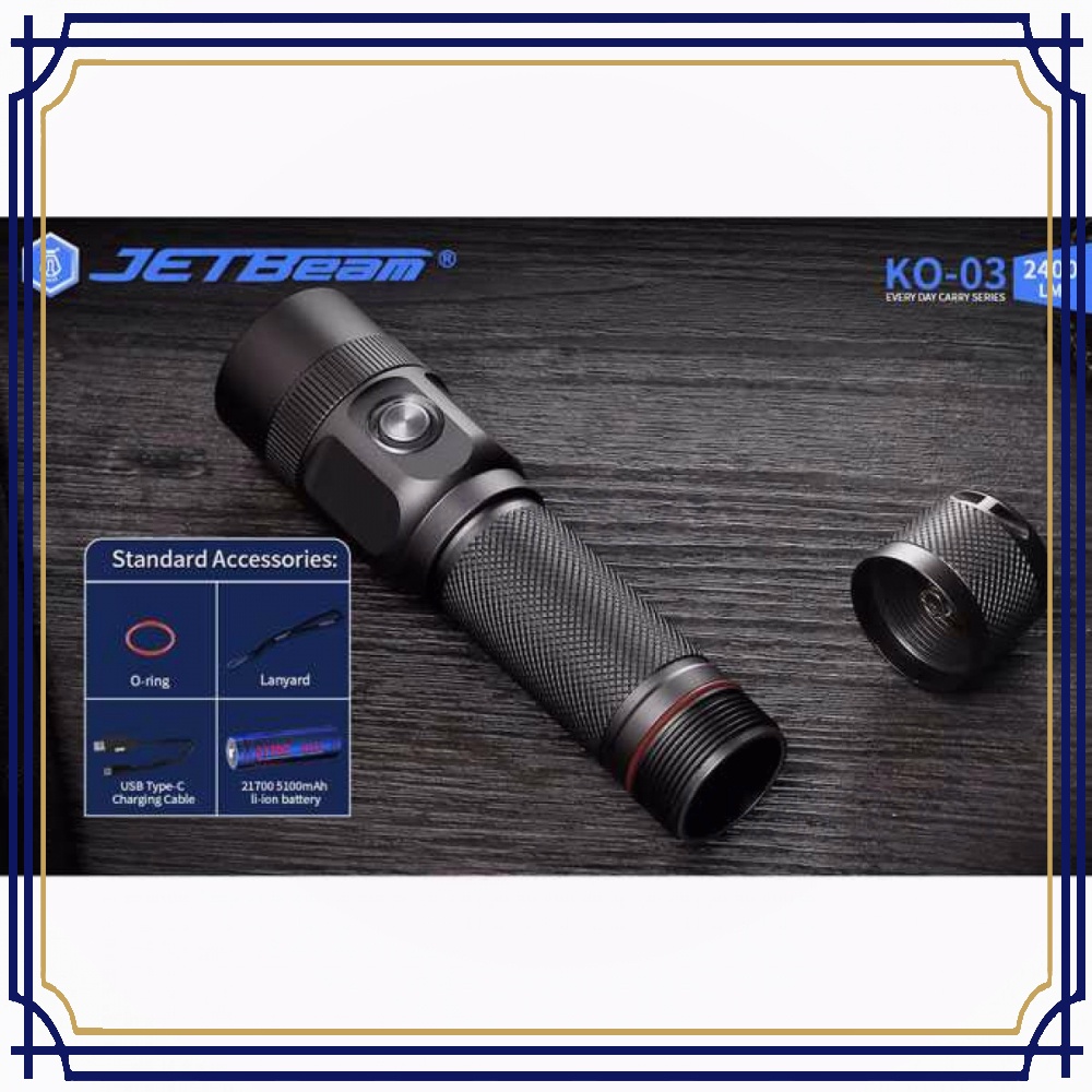 KO-03 Senter LED EDC Flashlight CREE SST-70 2400 Lumens