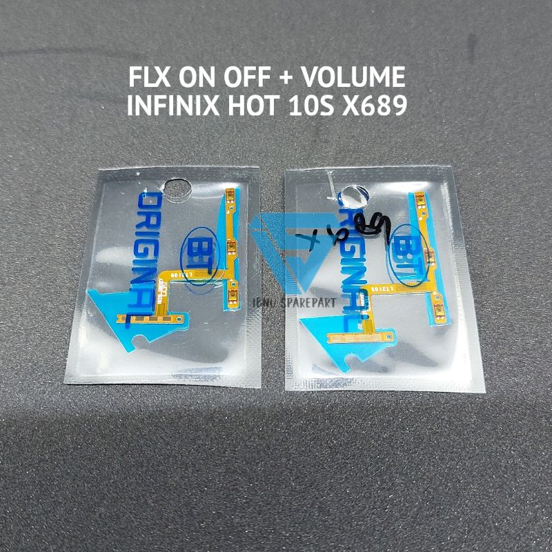 FLEXIBLE ON OFF + VOLUME FLEKSIBEL INFINIX HOT 10S X689 FLEXIBEL