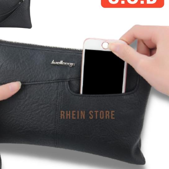 ☑ Clutch Pria Campuran Kulit Asli Tas Pegang Cowok Branded Original Baellerry Baellery Tas Baellerry