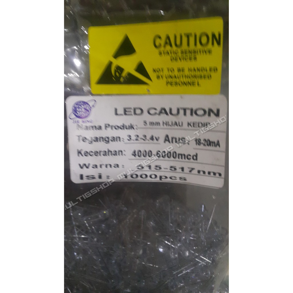 1000PCS LED 5MM KEDIP