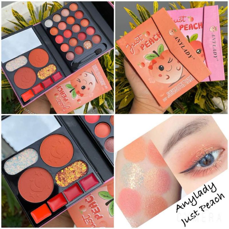 BEST SELLER EYESHADOW +BLUSHER+GLITER SWEET ORANGE ANYLADY | TODAY I CHOISE JOY  NO.8624