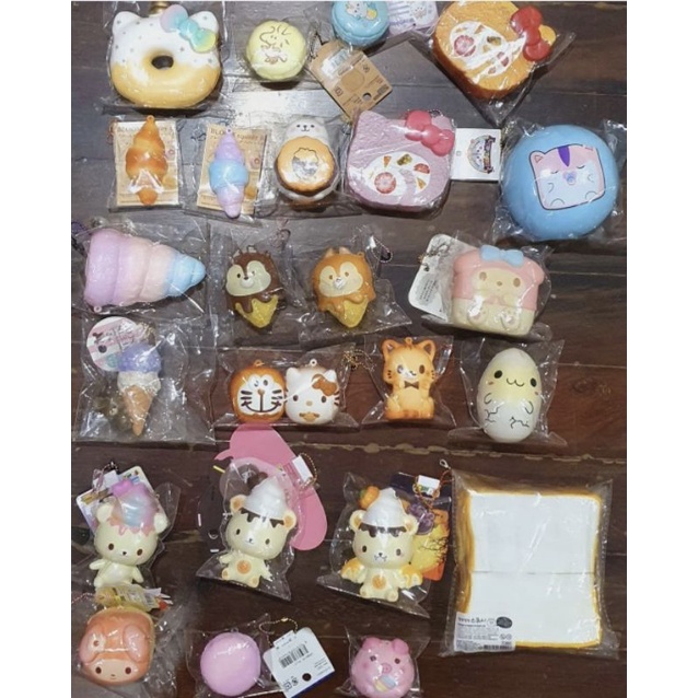 Squishy Flashsale ibloom sharebread mac poggy bread series disney roti tarik poli