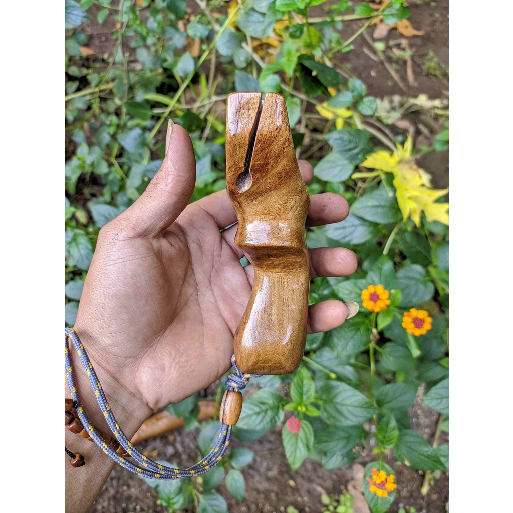 Frame ketapel ikan kayu jati