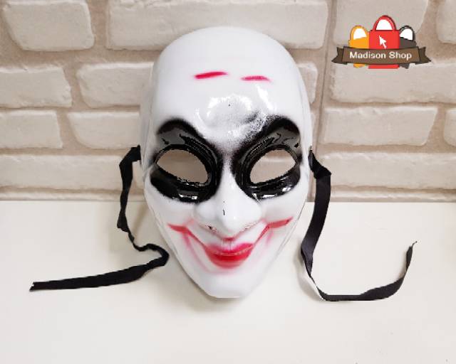 TOPENG HANTU JOKER MURAH HALLOWEEN SCARY MASK COSTUME PARTY PESTA TOPENG MONSTER HANTU JOKER MURAH