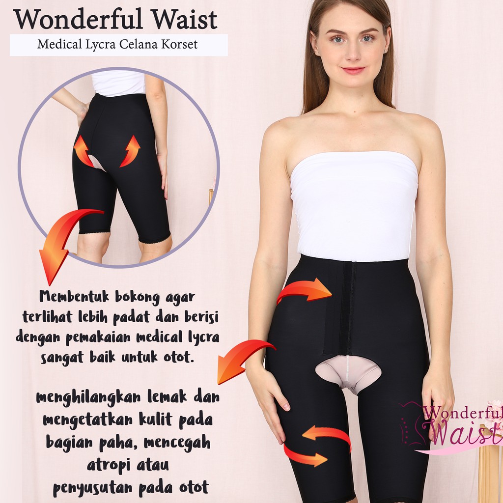 korset celana / korset pelangsing perut / korset melahirkan / corset pants / celana korset / korset