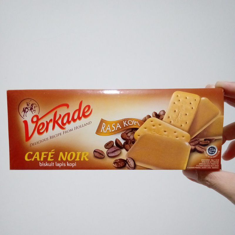 Jual Verkade Cafe Noir Biskuit Rasa Kopi 90g Shopee Indonesia