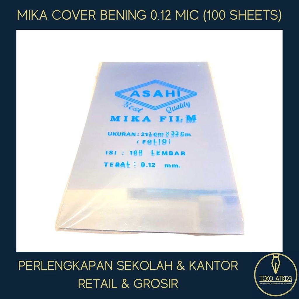 MIka Film / Mika Cover 0.12 / Mika Jilid / Ukuran Folio Isi 100 lembar