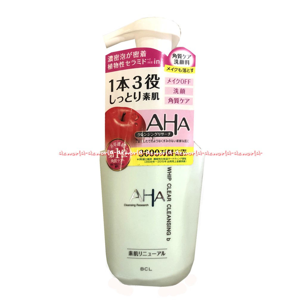 AHA Whip Cleaner Cleansing 150ml Sabun Cuci Muka Korea Kulit Kering