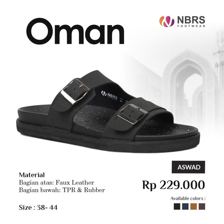 Nibras Footwear Oman Sandal Ikhwan Casual Look Sandal Flat Slop