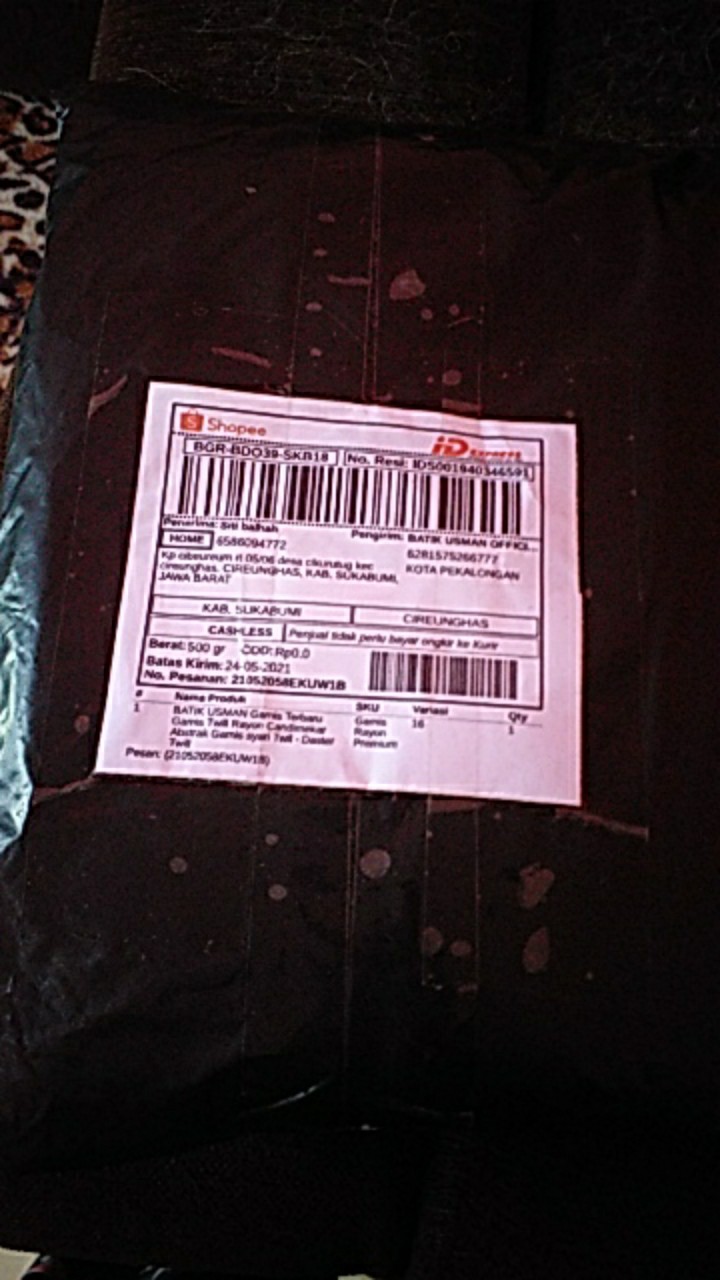 Batik Usman Gamis Terbaru Gamis Twill Rayon Candimekar Abstrak Gamis Syari Twil - Daster Twill