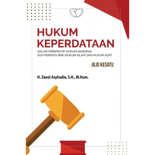 

Buku Hukum Keperdataan Jilid 1 - Zaeni Asyhadie