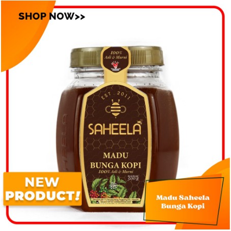 

Madu Bunga Kopi Saheela 500gr ASLI 100 % Original Pure Honey | Raw Honey (Tanpa Campuran)