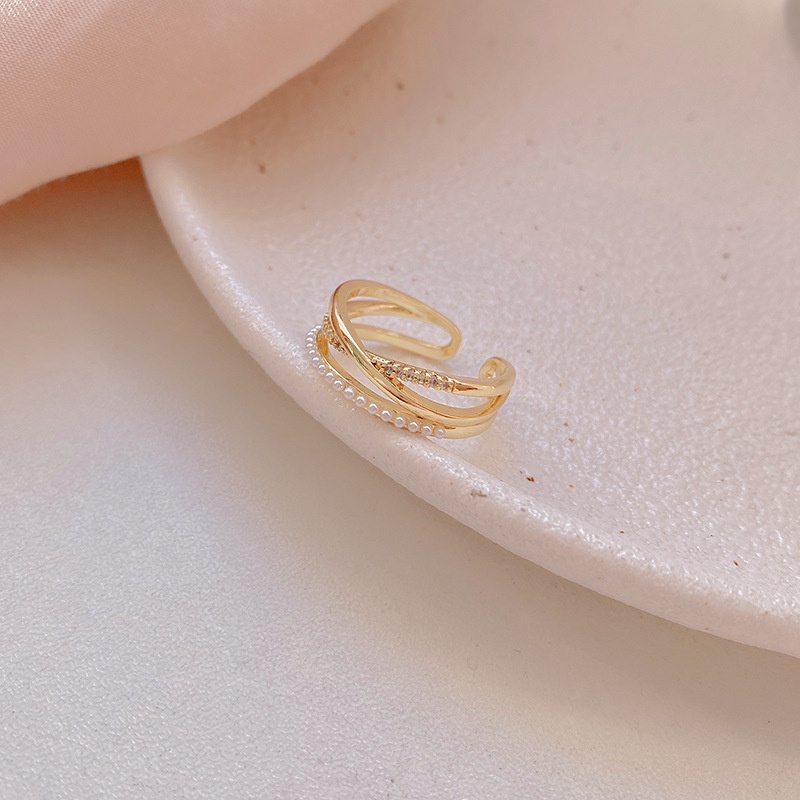 Cincin Mutiara Gaya Simple Untuk Wanita