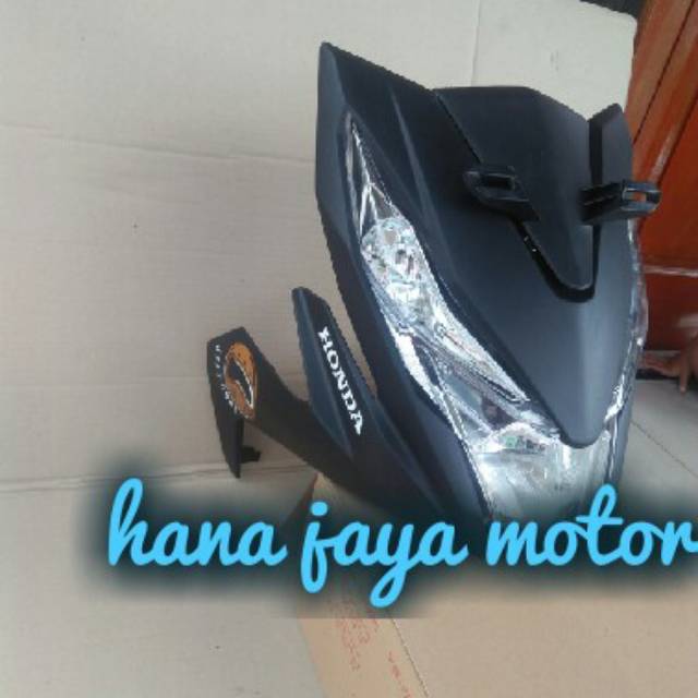 Tameng depan beat street full set dengan lampu