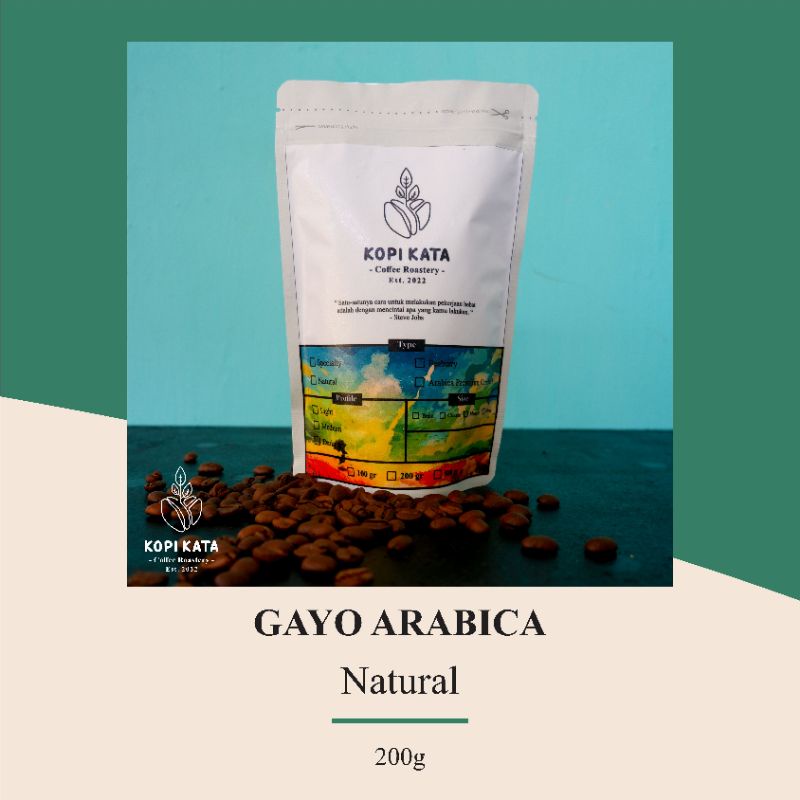 

KOPI KATA arabica GAYO natural 200 g