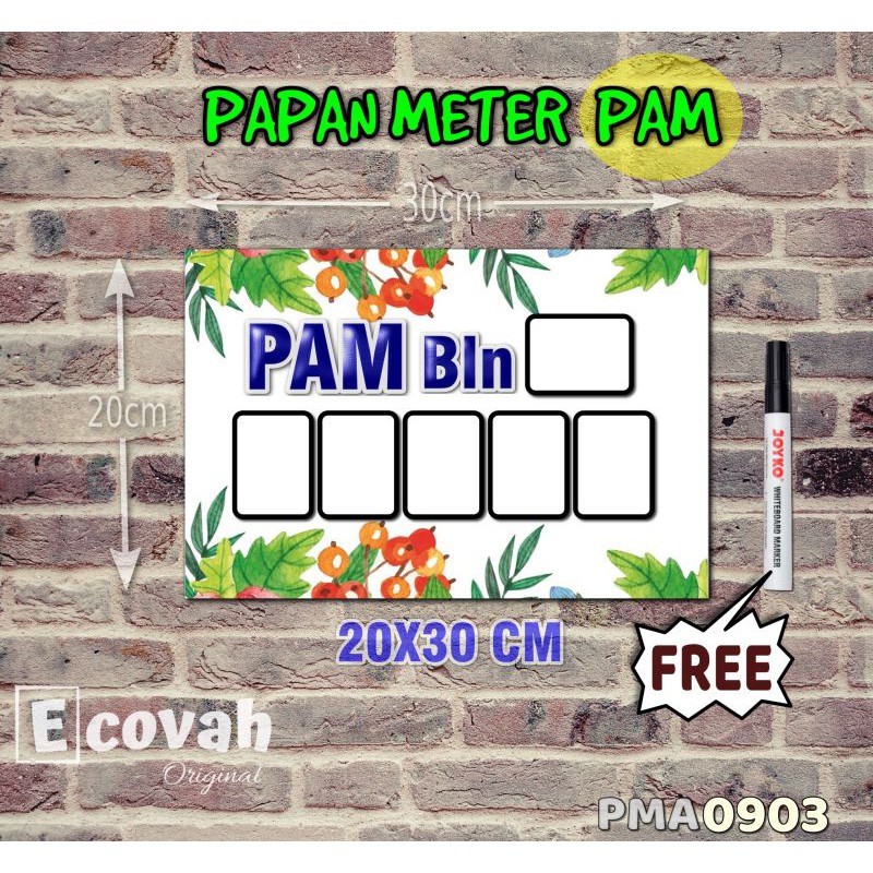 

Ecovah Papan Meter Listrik PLN PAM motif Unik - Lukis 03