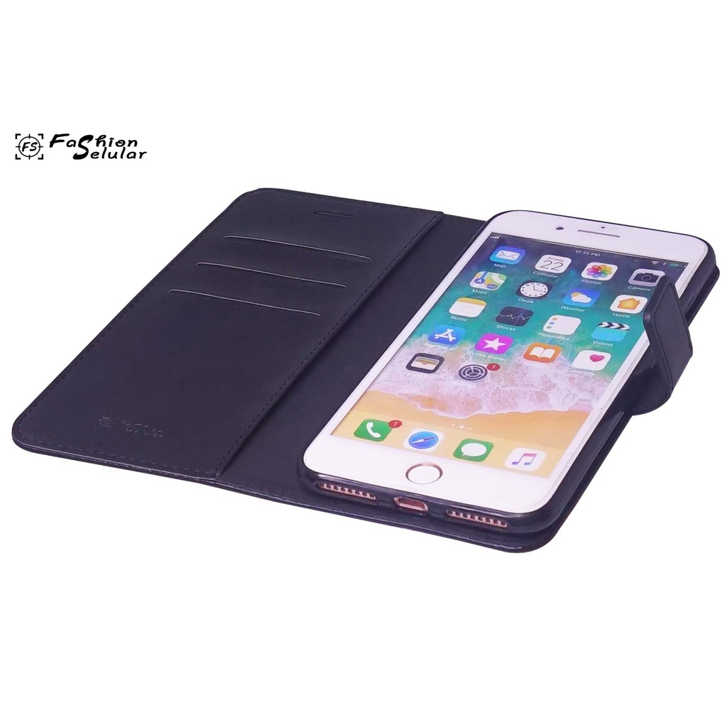MallCasing - Oppo Find X2/ X2 Pro | Real 5i Flip Case/ Flip Cover Sarung Kulit Leather FS Bluemoon