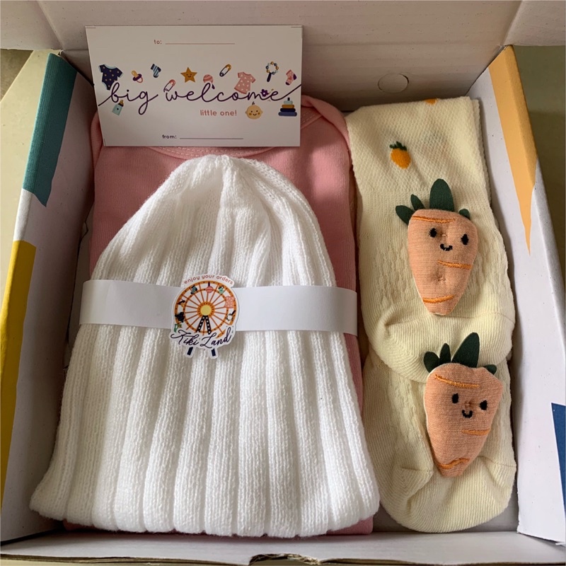 TERMURAH!Hampers parsel kado lahiran PREMIUM IMPORT murah newborn baby gift set baby gift box set pakaian bayi parsel kado lahiran perempun laki laki hadiah kelahiran bayi terlaris baju bayi murah kaos kaki bayi 3D import parsel lahiran bayi lengkap-4