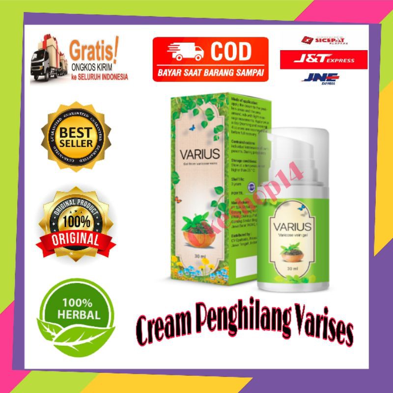 Varius Asli Original Cream Penghilang Varises Ampuh