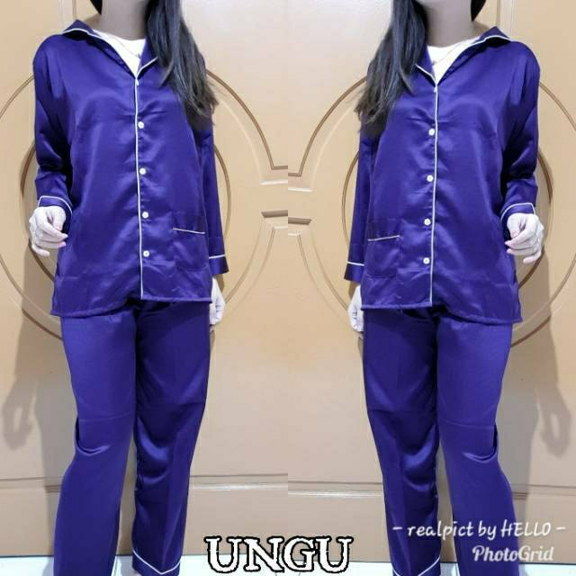PIYAMA SATIN PP REALPICT/PAJAMAS PP LD104-106CM /RONDOM WARNA SALE