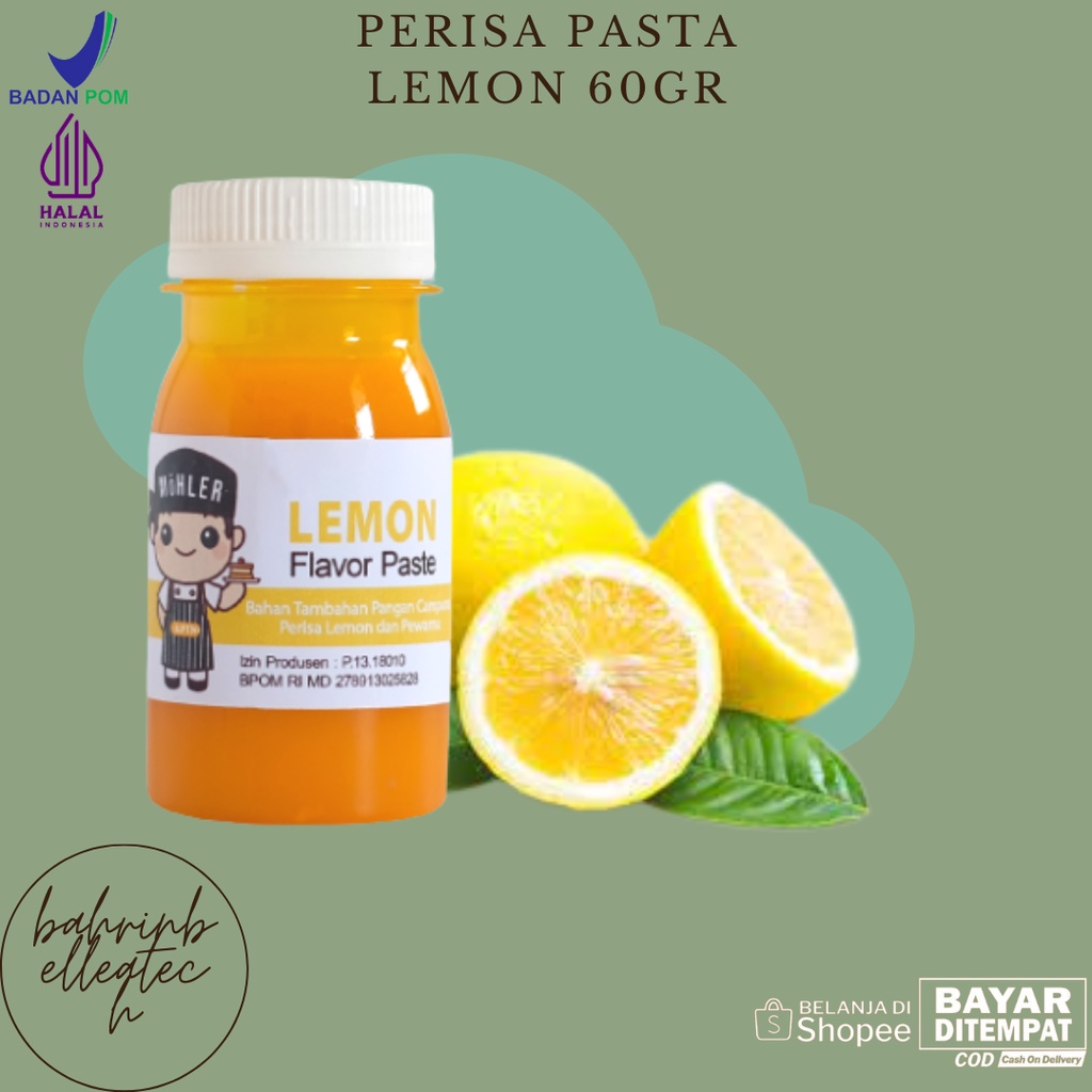

⚡COD⚡ PERISA PASTA PEWARNA MOHLER LEMON 60gr / PERISA PASTA MOHLER LEMON 60gr COCOK UNTUK TAMBAHAN BAHAN PANGAN KUE DAN ICE CREAM / PERISA PASTA LEMON 60gr BISA BUAT MINUMAN BUKA PUASA / MOHLER Pasta perisa pewarna LEMON