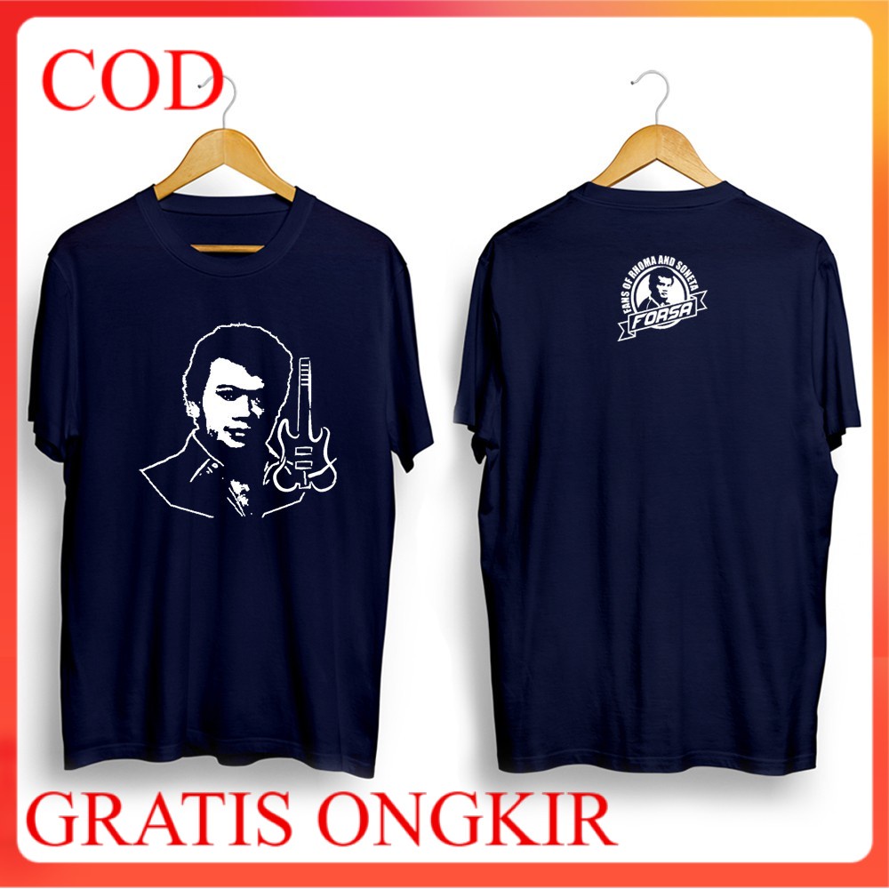 Kaos Rhoma Irama raja dangdut legenda begadang jangan begadang Berkelana Bang Rhoma + Belakang