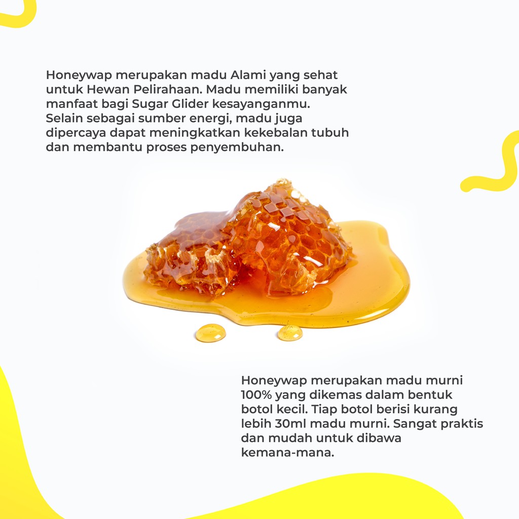 ADEWAP GLIDER Honeywap Madu Murni Sugar Glider - 30ml