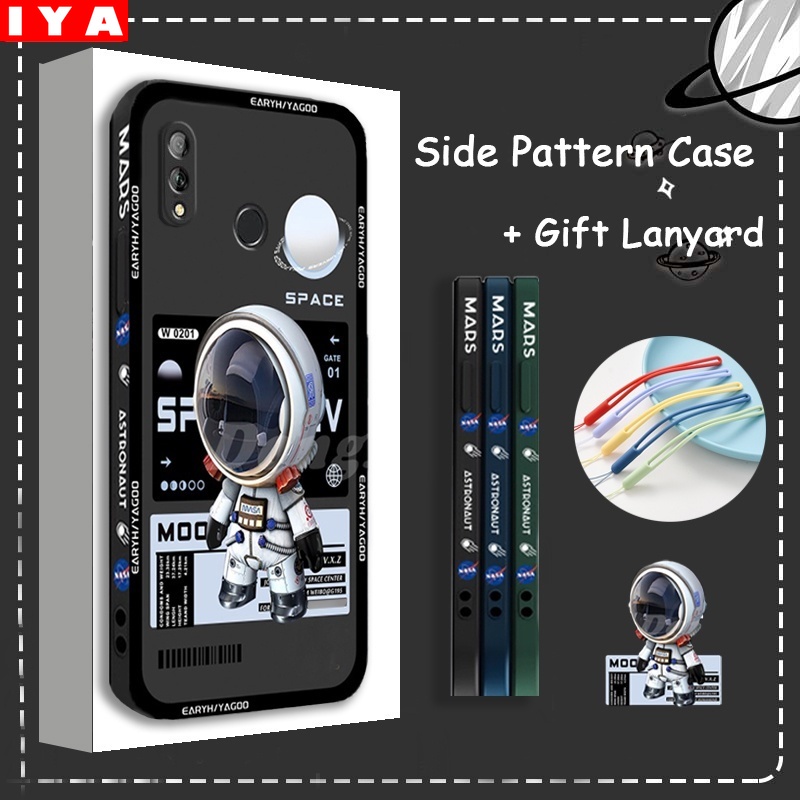 Soft Case Motif Astronot Untuk Huawei Y6P Y7A Y6 Pro Y7 Pro 2019 Y9S P30 Lite Nova 7i Nova 5T Nova 3i