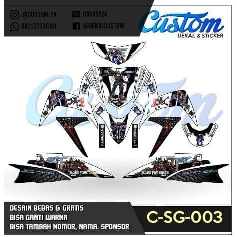 Dekal Stiker Motor Soul Gt Decal Sticker Transformer Shopee