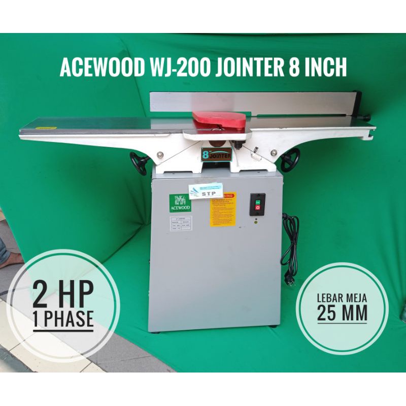 MESIN JOINTER ACEWOOD WJ 200 8 INCH