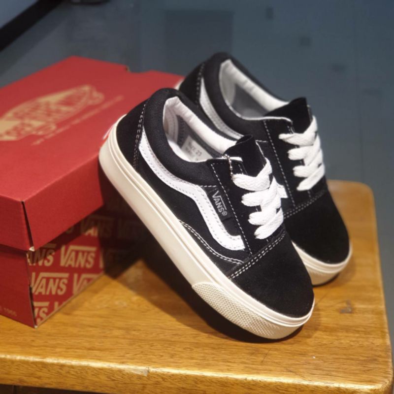 Sepatu Anak Vans Old Skool OG Laki Laki Perempuan Sepatu Sneaker Anak Cowo Cewe Sepatu Anak Sekolah Berkualitas