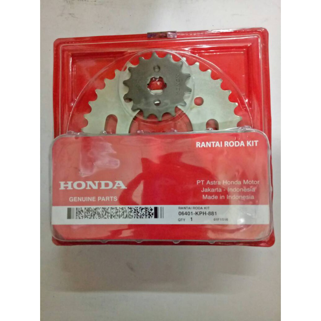 Gear Set /Girset /Gear paket Honda Supra x 125 / Karisma Original 100%