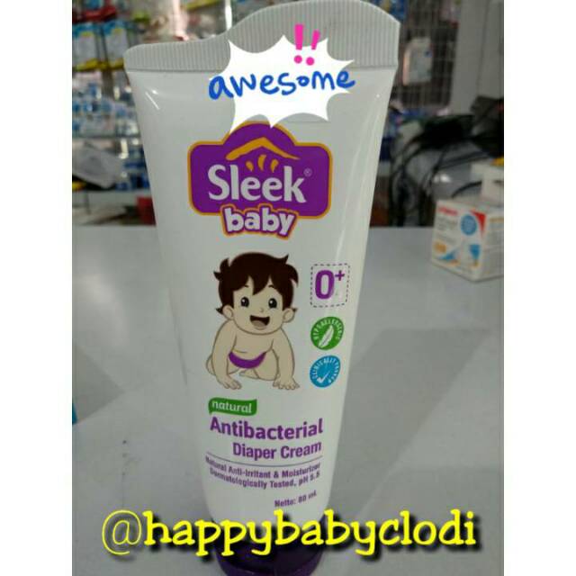 Sleek / sleek baby/ diaper cream