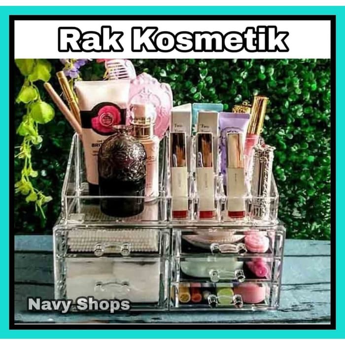 NA - Rak Kosmetik Laci Tingkat - Cosmetic Storage Box Acrylic 5 Drawer