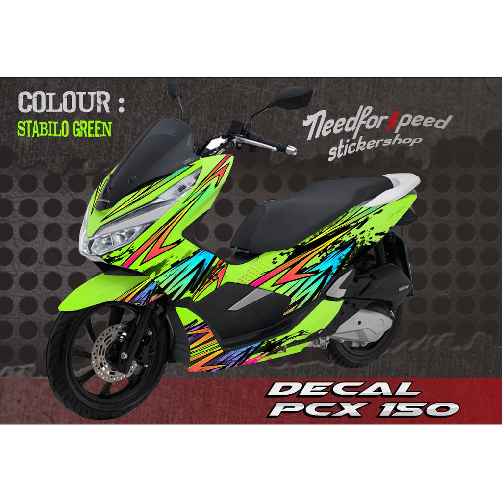DECAL STICKER FULL BODY HONDA PCX 150 THAILOOK IJO STABILO NO.03