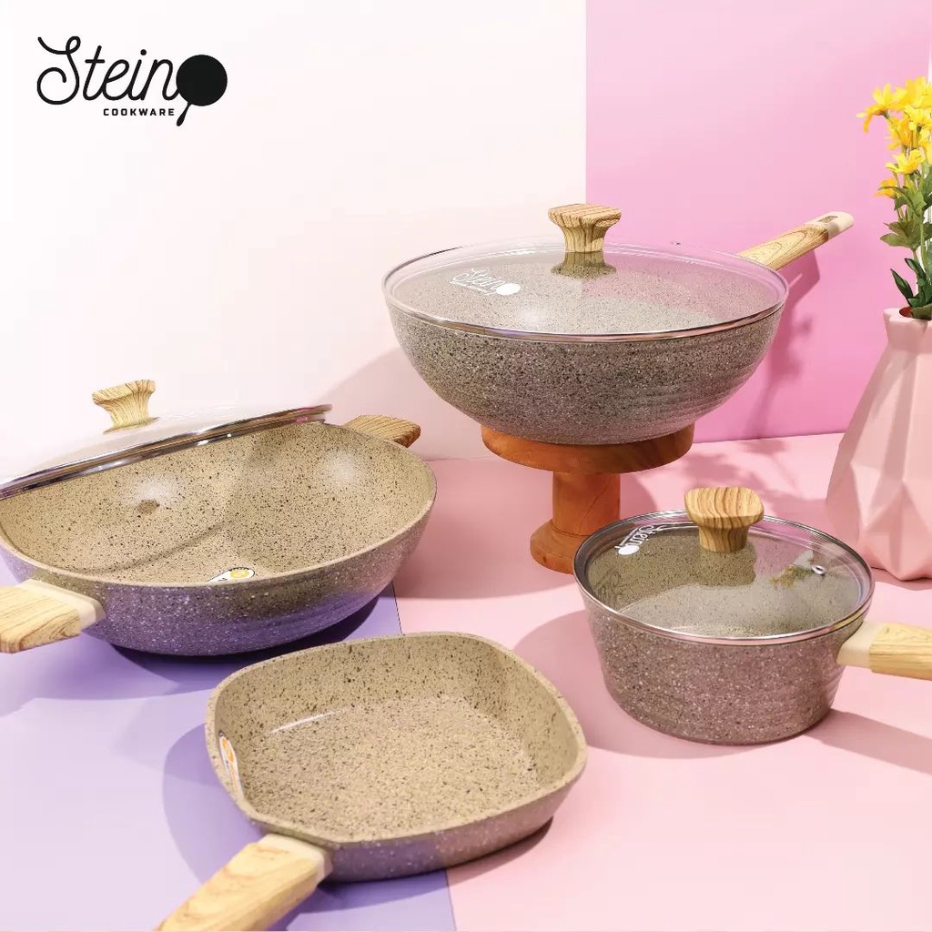 Steincookware paket onyx isi 4 set