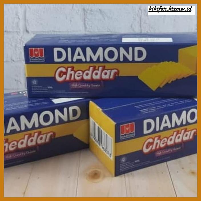 

Ujekujek- Cheese Keju Diamond Cheddar 500 Gr -Original.