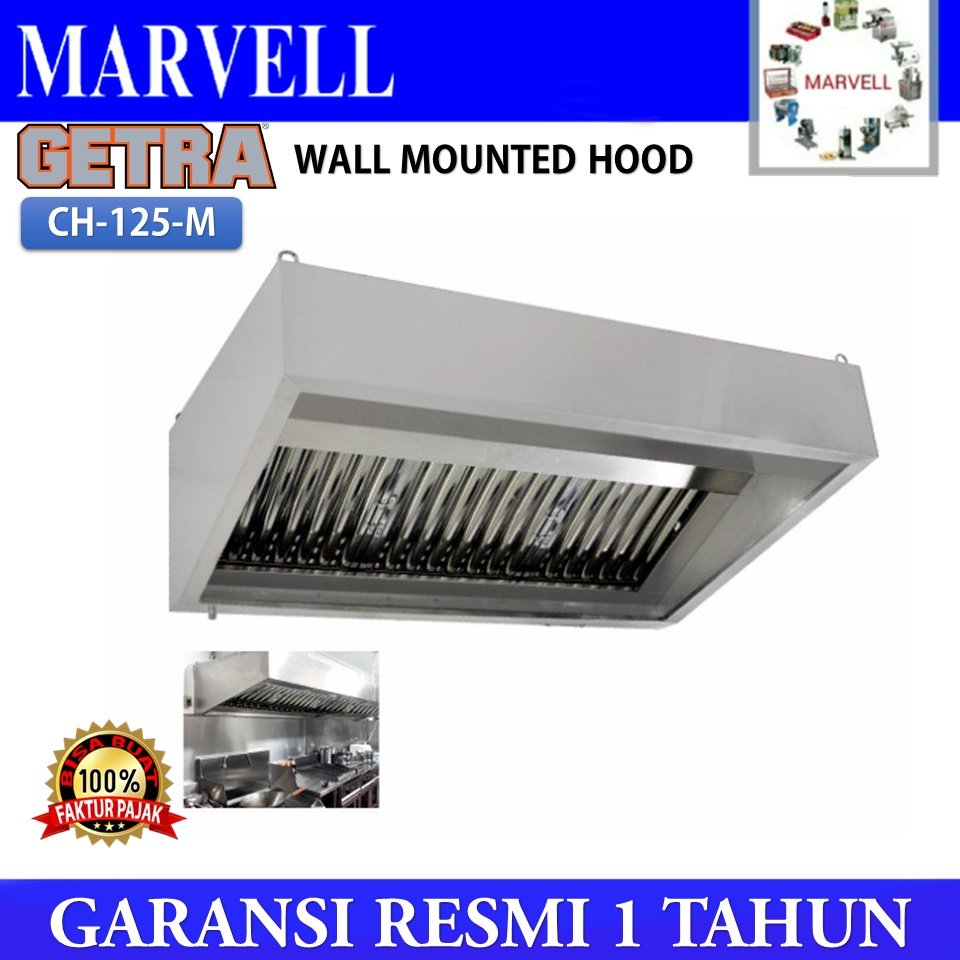 GETRA WALL MOUNTED HOOD TIPE CH-125M ALAT PENGHISAP ASAP CH125M GETRA
