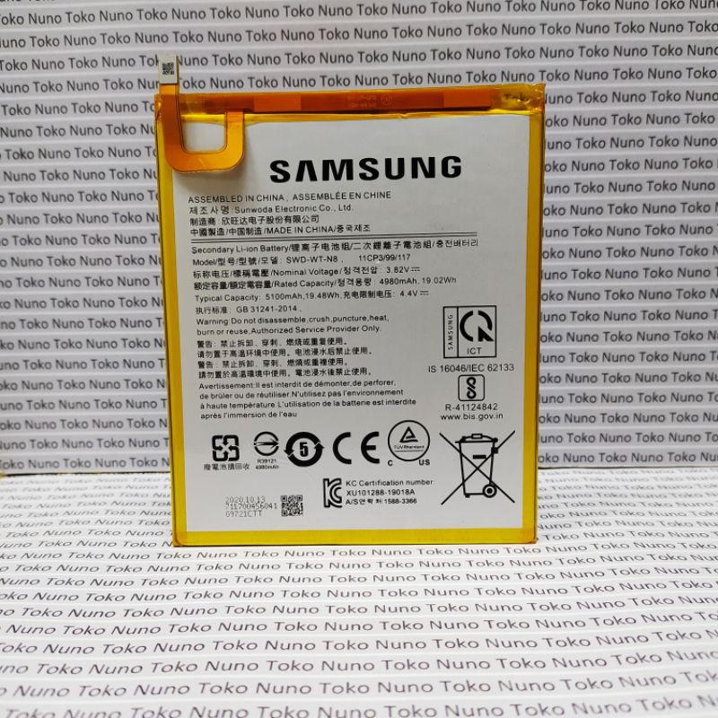 Baterai Samsung Tab A 8.0 2019 T290 / T295 Baterai Batre Battery Original