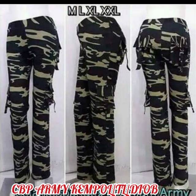 Celana panjang army kempol cargo /celana senam army/celana olahraga army