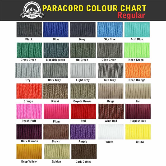 

Promo TALI PARACORD 4MM 1 ROLL Murah