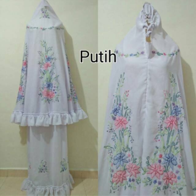 Mukena sulam bayang