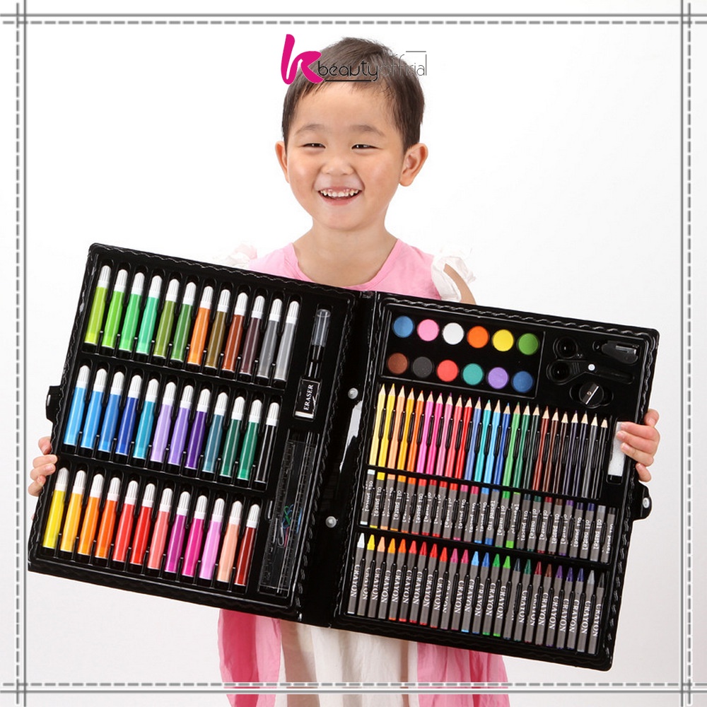 Jual KB-A28 Crayon Set Pensil Warna Isi 150PCS / Alat Tulis Colouring ...