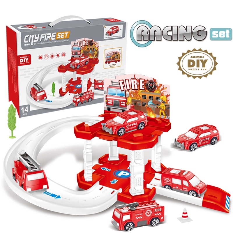 Mainan TRUCK PARKING LOT PLAYSET Mobil-mobilan anak / Mainan Mobil anak