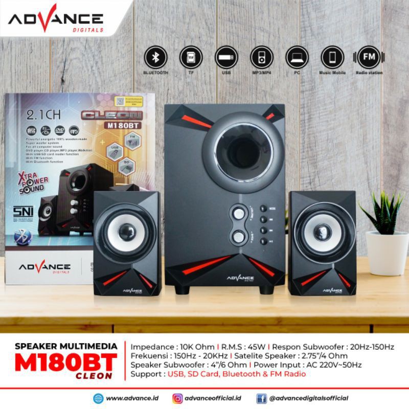 Speaker Active Advance M180 BT Cleon