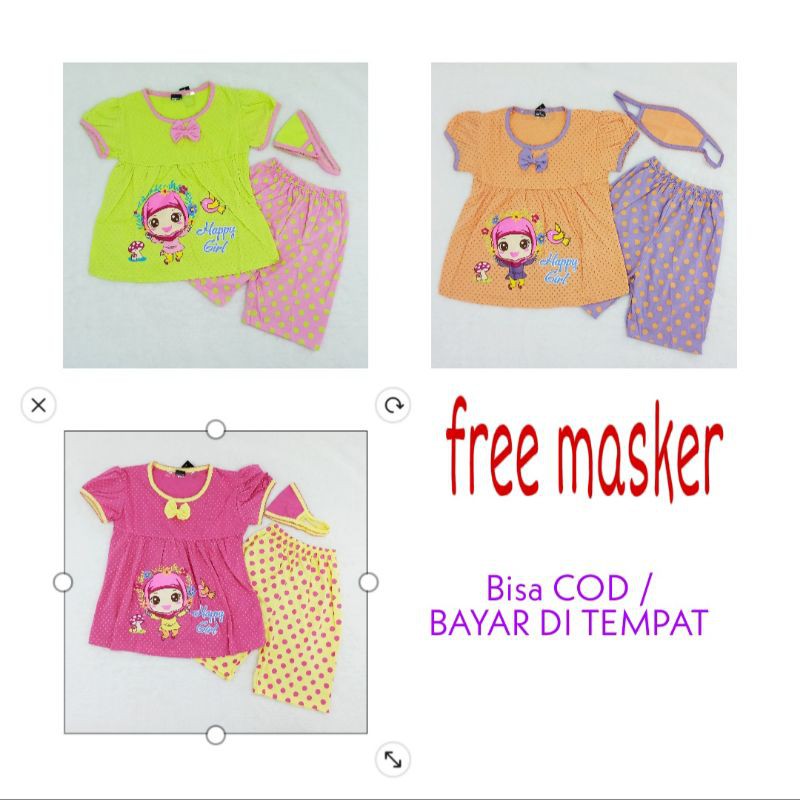 [Ss-320] Pakaian Anak Perempuan Model Za-ra kids Size 4-6tahun Free Masker, Baju Setelan anak Lucu