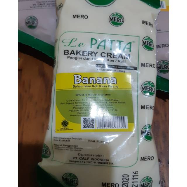 

Selai Mero lepatta Banana~250 gr