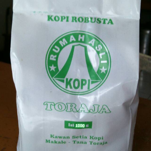 

Kopi toraja asli robusta 1 kg