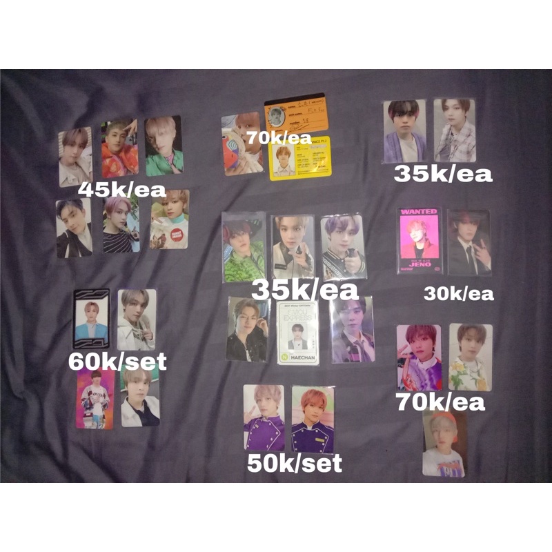 WTS PC Haechan Jeno Mark Chenle NCT